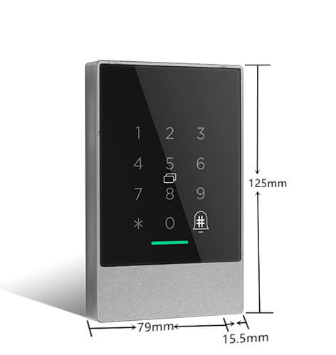 SMART WiFi Wandleser mit RFID, Handy & Zahlencode digitale Zutrittskontrolle digital elektronisch 3